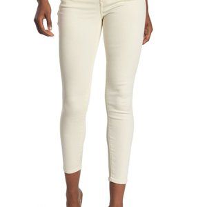 ÉTICA Lily Ankle Skinny Jeans Light Wash Cream Women's Size 24